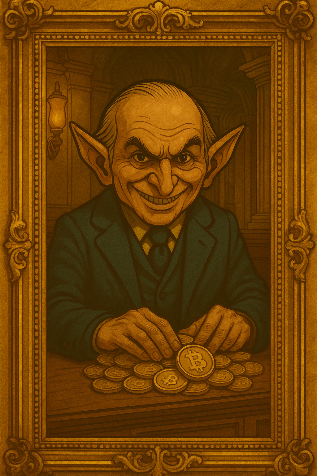Gringotts Goblin Portrait